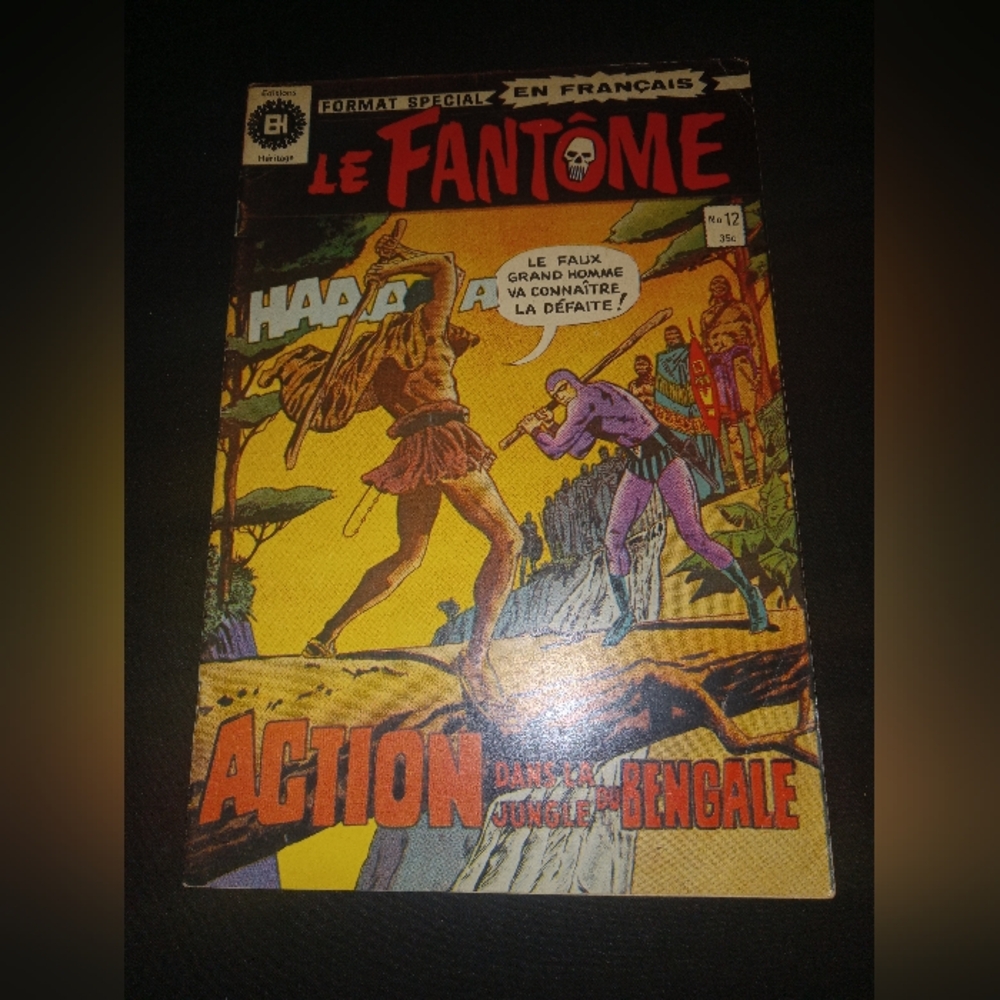 Le Fantome 12  Comic Book French Language Phantom Comic